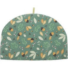 헤모톤 티 코시 포 티포트 면 빈티지 플라워 프린트 장식 커버 보온 주전자 주방 아침 식사 따뜻한 홈 오피스 33X23CM, 1개