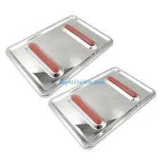 2pcs 실리콘 다림질 패드 내열성 철 받침대 매트 NonSlip Bottom 작은 공간 사용을위한 뜨거운 보관 솔루션, 01 China Mainland, 02 Stainless steel