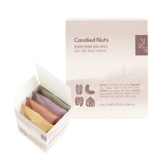 정과 4종 스타터팩 견과류 선물세트 호두정과 피칸정과 캐슈넛대추 건강간식 와인안주 어린이집 선생님, 1개, 80g