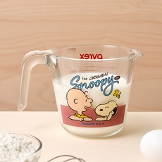 [모던하우스 인천점] 스누피 파이렉스 계량컵 (스누피 in PINK) _500ml -[GA0825018], 1개, 500ml, 유리