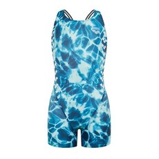 [브랜드정품]아레나 팀네이처 아동 2부 반신 레이서백 (A4FG1GL09) BLU 강습수영복 휴가수영복