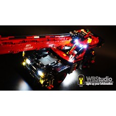 WBS樂光創意 42082 曠野地形起重機 專用燈組 (不含積木), 僅燈組包(不含電源)