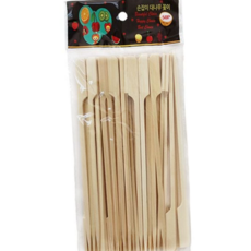 대나무 손잡이 꼬지 일회용 주방용 긴꽂이 대나무 꼬치 대용량 요리용 파티 바비큐 캠핑