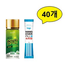 영진 헛개숙취세트 헛개칸100ml +숙취환3g 20세트(20병+20포), 40개, 100ml