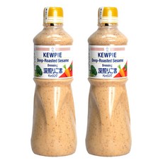 큐피 딥 로스티드 참깨 드레싱 1000ml 2개, 1L