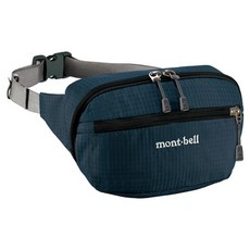 台灣黑熊 日本 mont-bell 1123764 Delta Gusset Pouch M 腰包-輕巧耐磨、多隔層收納, 海軍藍 (NV), 1個