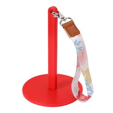 ［ 限時優惠 ］ 便攜式線軸 線架 手挽紗線支架 可旋轉毛線架 亞克力木質紗線球架 紗線收納 帶腕帶 針織用紗線架, 大紅色【亞克力】, 1個