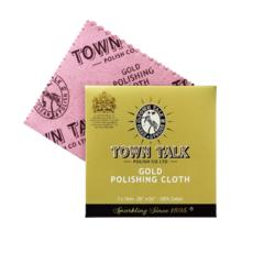 英國 Town Talk 拭金布 7x14 cm K金 金飾清潔保養專用 快速恢復光澤