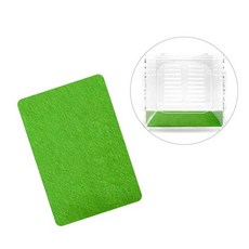 37piece 바닥재 가로(중)-풀색 150x220mm 37piece 37피스 아크릴 파충류용 파충류하우스 파충류장, 없음