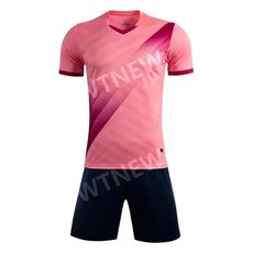 족구 의류 남자 축구 유니폼 반바지 저지 맞춤형 운동복 빅사이즈 5XL, 8620-라이트 핑크