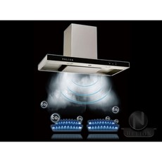 愛琴海廚房 赫里翁HLO-R9806智能光控油煙機 二極增壓馬達 自動調整風量 易拆好清潔