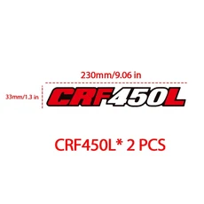 혼다 CRF150R CRF250L CRF250R CRF300L CRF450R CRF450L 반사 sticke에 대 한 2pcs 오토바이 스윙 암 데 칼 스티커 그래픽 키트