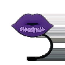 실리콘 밀짚 귀여운 보라색 나비 커버 캡 컵 고양이 모자, 1개, 8. 1828-01