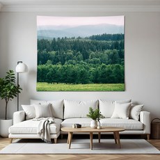 리빙연구소 인테리어 패브릭 포스터 그림 집들이선물 15종, 10. 숲