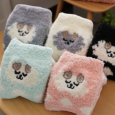 출산후 발목 시림 보온 수면 양말 산모 수족냉증 포근한 5개