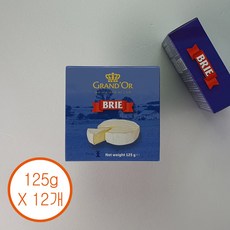 [그랑도르] GrandOr 브리치즈125g 수량선택, 12개, 125g