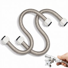 바바디디 국산 손조임 세면대 고압호스 60CM 2p, 2개