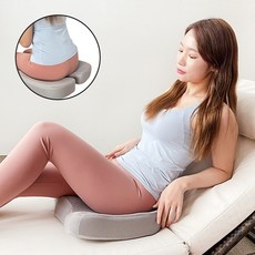 3秒涼爽凝膠核心坐墊椅墊 U型, 灰色