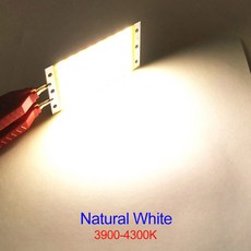 94x50mm 15w cob led 라이트 패널 램프 dc 12v ultral bright 따뜻한 멋진 흰색 파란색 빨간색 녹색 cob 칩 보드 매트릭스 led 전구 dc12v, 네이처 화이트 4200k, 1개