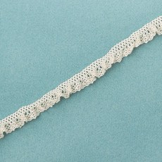 주름 토션 레이스 [1035] / 면 포인트 의류 부자재 원단 만들기 스판 프릴 레이스, 1개