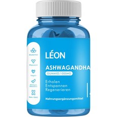 Léon 아슈와간다 구미 고용량 1000mg 60정, 1개