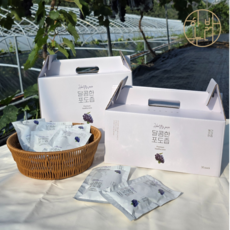 [한밝누리농원] 포도 100% 포도즙, 30개, 100ml