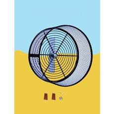 다람쥐 쳇바퀴 피그미다람쥐용품 햄스터 대형 무소음 햄스터쳇바퀴, 1