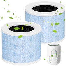 Momcozy AP01 아기방 공기 청정기와 호환되는 필터 교체품 4-in-1 안전 HEPA 및 활성탄 필터 2팩