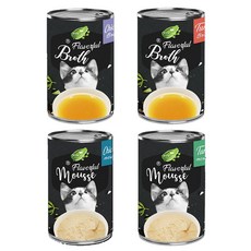 Water Go! 鮪魚/雞肉肉汁肉泥湯罐，含水量90%以上，貓咪補水首選，24罐入, 140g, 24個, 鮪魚雞肉