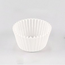 핀란드머핀컵(40mm/백색) 두바이쫀득쿠키 두쫀쿠 찹쌀 과일 모찌 유산지 포장지