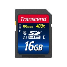 트랜센드 SDHC Class10 400X UHS-I, 1개, 16GB