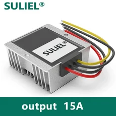SULIEL DC 9-36V ~ 12V 30A 부스트 벅 컨버터 전압 안정기 레귤레이터 RoHS for Cars, 01 9Vto36V, 07 OUTput15V, 13 OUTput15A (DLK)