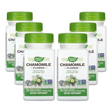 네쳐스웨이 카모마일꽃 350 mg 베지캡슐 100정, 6개