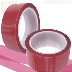 왼자마트 내열 실리콘테이프 적색 0.06T x 40mm x 50M
