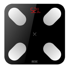 피쿡 스마트 체중계 미니 CQ 블랙, 1개