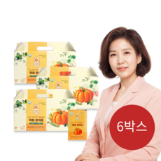 김소형 원방 육합 호박 즙 국산 100%, 6개, 80ml
