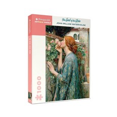 Pomegranate 성인용 1000피스 직소 퍼즐 John William Waterhouse's Soul of The Rose 매트 마감 꼭 맞는 핏, Pomegranate 성인용 1000피스 직소 퍼즐 J