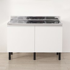 리즈하임 싱크대 조립 완제품 조리대 PT ST 300~1200, 1000조리대ST(2도어)_화이트