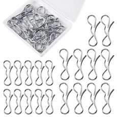 LEONTOOL 데크 클립 세트 20개 (194208 나비 타이 락 코터 핀 10개 + 194209 10개) 장인 및 Husqvarna와 같은 브랜드의 잔디 깎는 기계용 보관