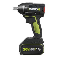 WORX 威克士 20V 鋰電無刷衝擊扳手 雙電池套裝組 WU279.1, 1個