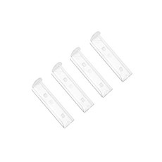 TWEEZERMAN 스테인리스 면도기 스틸 페이셜, 1 교체용 블레이드 (4개 팩)