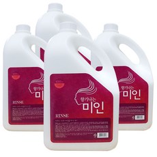 향기나는미인 대용량 리필용 린스, 8개, 4L