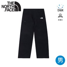 The North Face 男款 防曬防潑水戶外長褲 黑色
