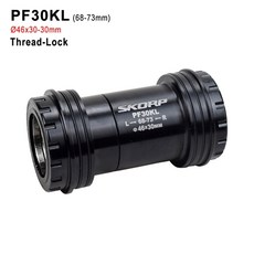 픽시 로드 스레드 인 카본 자전거 하단 브래킷 MTB BB 세트 밀폐 베어링 로드 자전거 크랭크 중심축 BB30 PF30 BB386 46/42x30-30mm