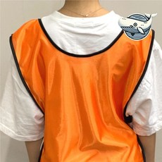 밴드형 팀 조끼 오렌지색 활동용 스포츠 풋살 행사용 조끼 축구 팀 dew+19942ST