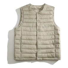 해리슨 베이직 UV넥 변형 경량 패딩조끼 WCVM583 WSP1509