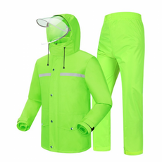 라임그린 바이크용우의 상하의세트 라이더 레인코트 배달 라이딩 오토바이 우비세트