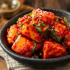 전라도 김치 35년 명인제조 여수 깍두기 김치, 1개, 3kg