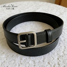 配裙子裝飾皮帶休閒百搭配牛仔褲腰帶 副廠商品