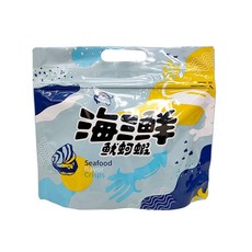 線西鄉農會 海三鮮魷蚵蝦 海鮮風味脆片, 1個, 【一包】海三鮮魷蚵蝦120g, 120g